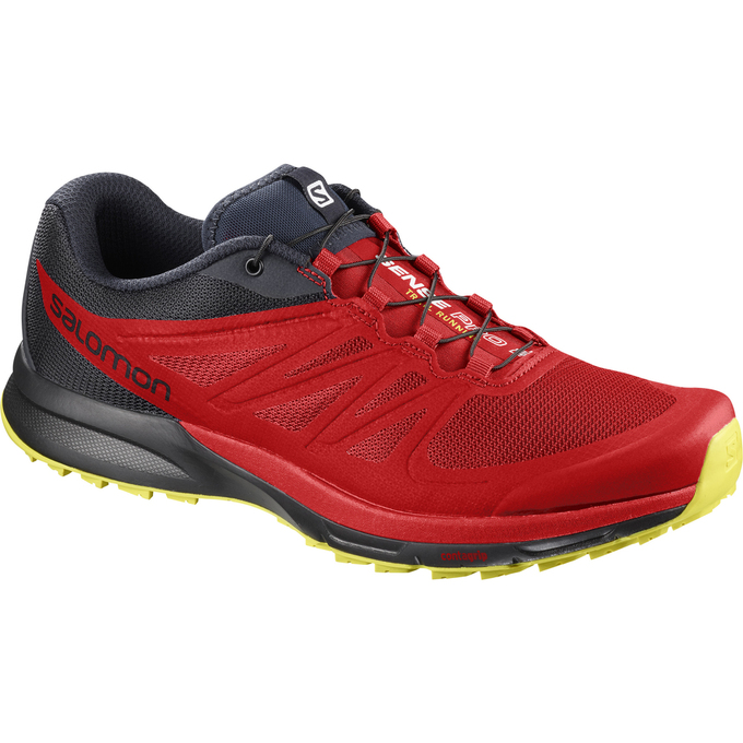 Salomon Trail Løbesko Herre Rød / Sort - SENSE PRO 2 (BJZRO-7298)